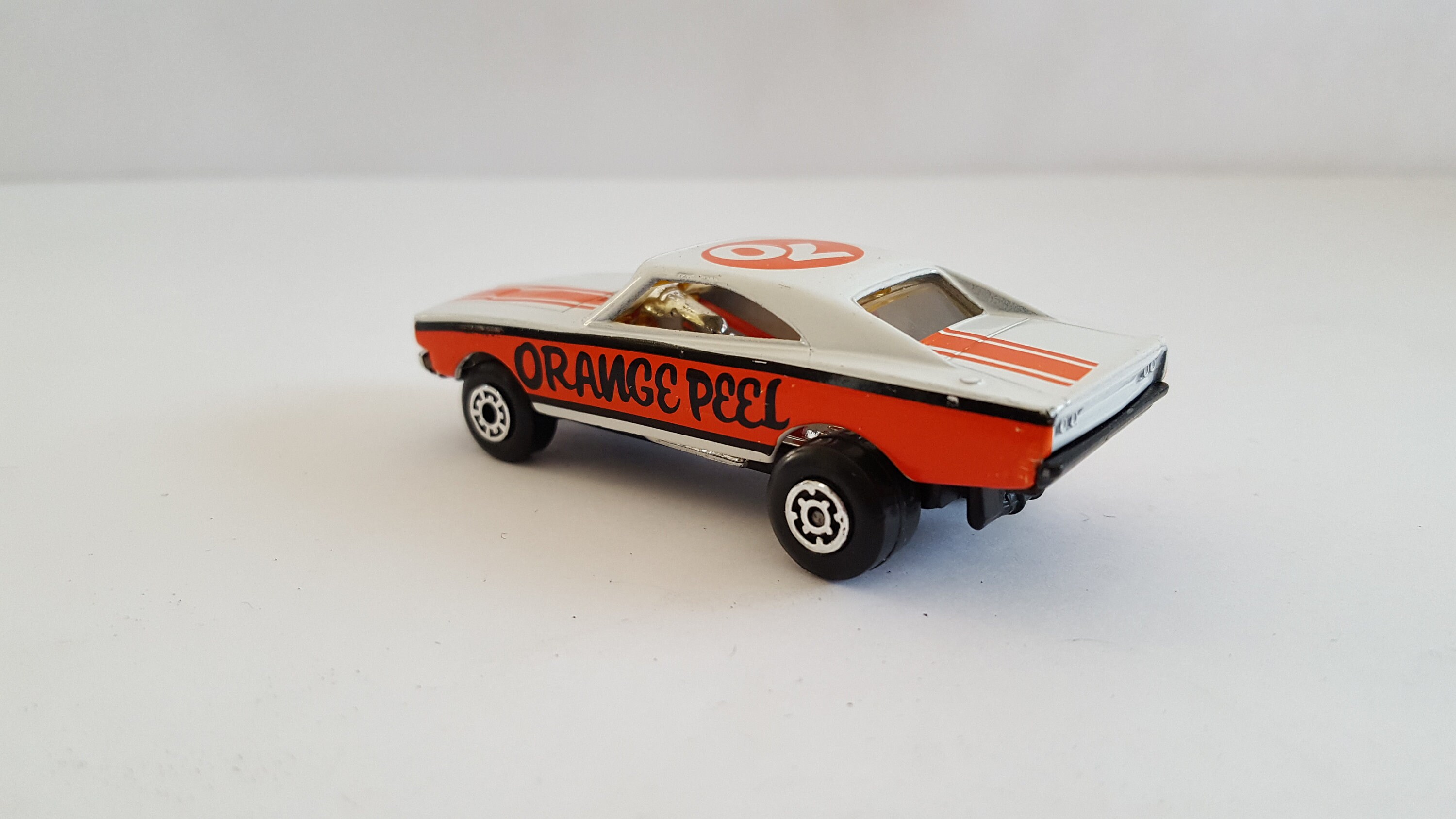 Vintage Matchbox orange Peel Dodge Charger Etsy