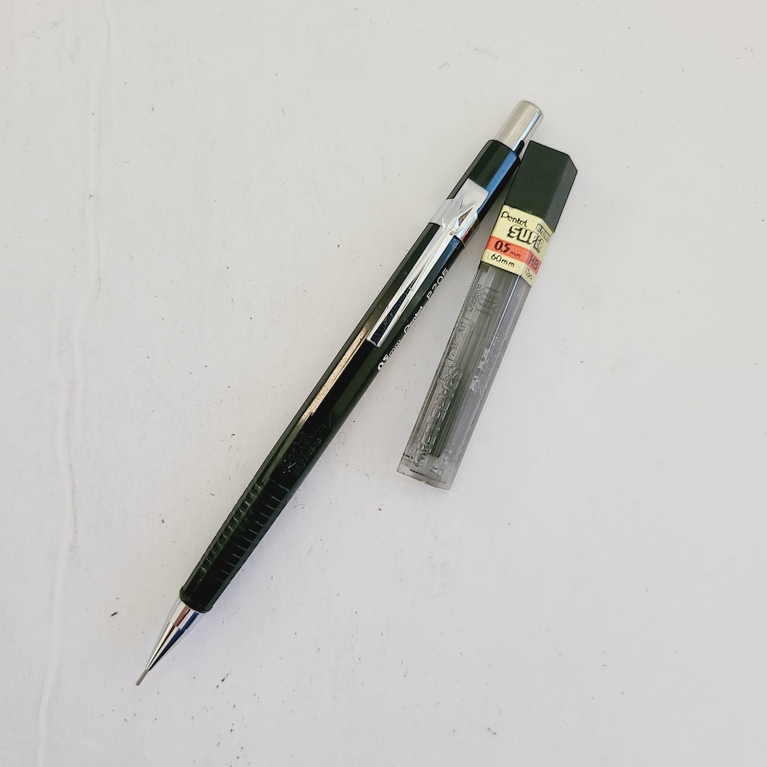 Pentel Mechanica 0.5㎜ Vintage Vintage 1980s Pentel 0.5mm Mechanical Pencil - Black - Etsy