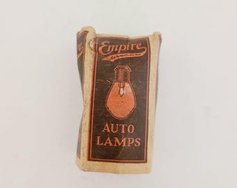 Vintage Empire Auto Lamp Light Bulb - USA Made Cardstock Sleeve