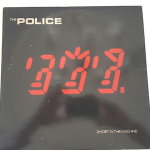 Vintage 1981 original issue vinyl album The Police, Ghost in the Machine, used good condition Classic Rock A&M Records SP-3730