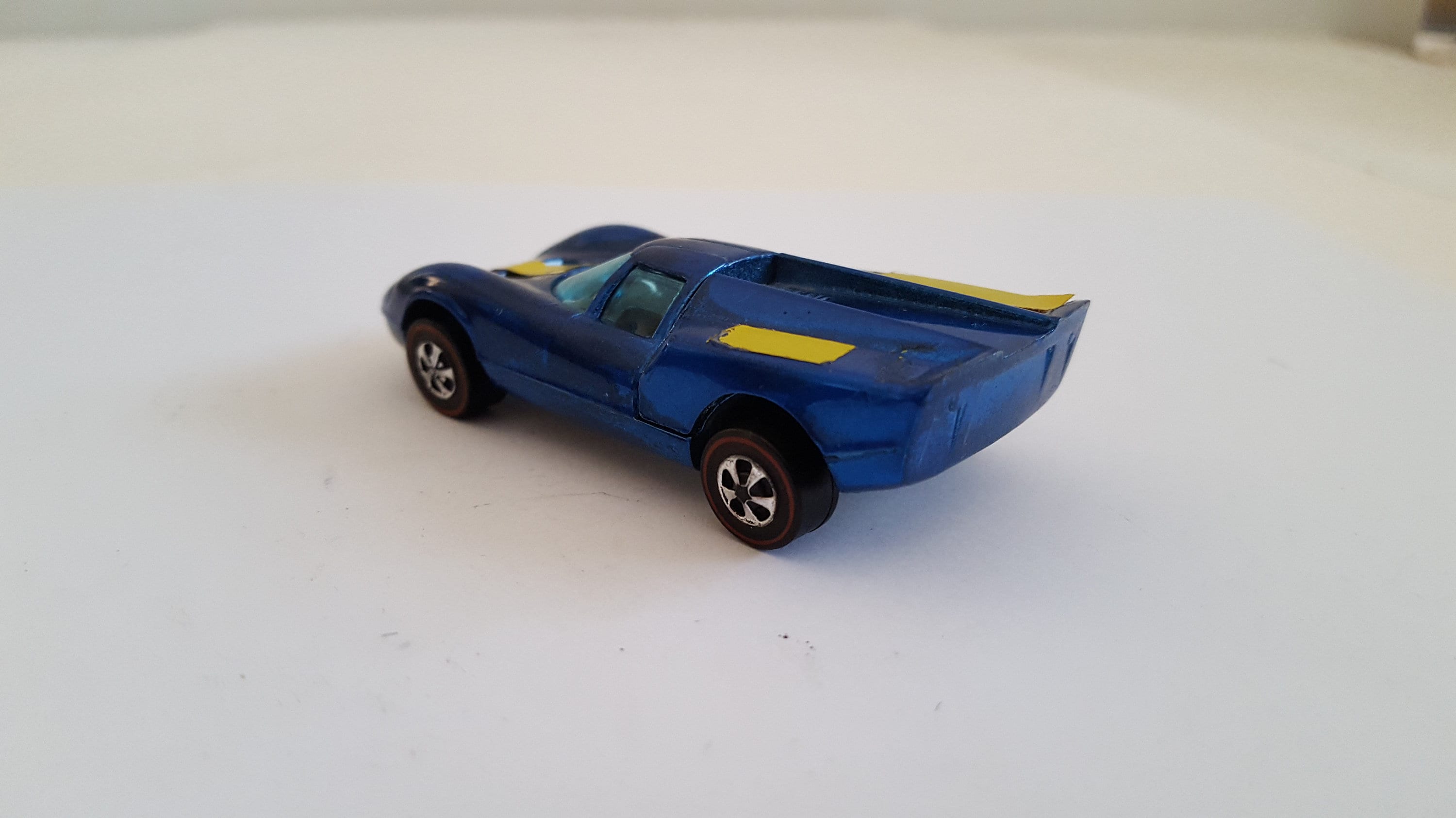 Vintage Hot Wheels Redline Lola GT70, Hong Kong Base