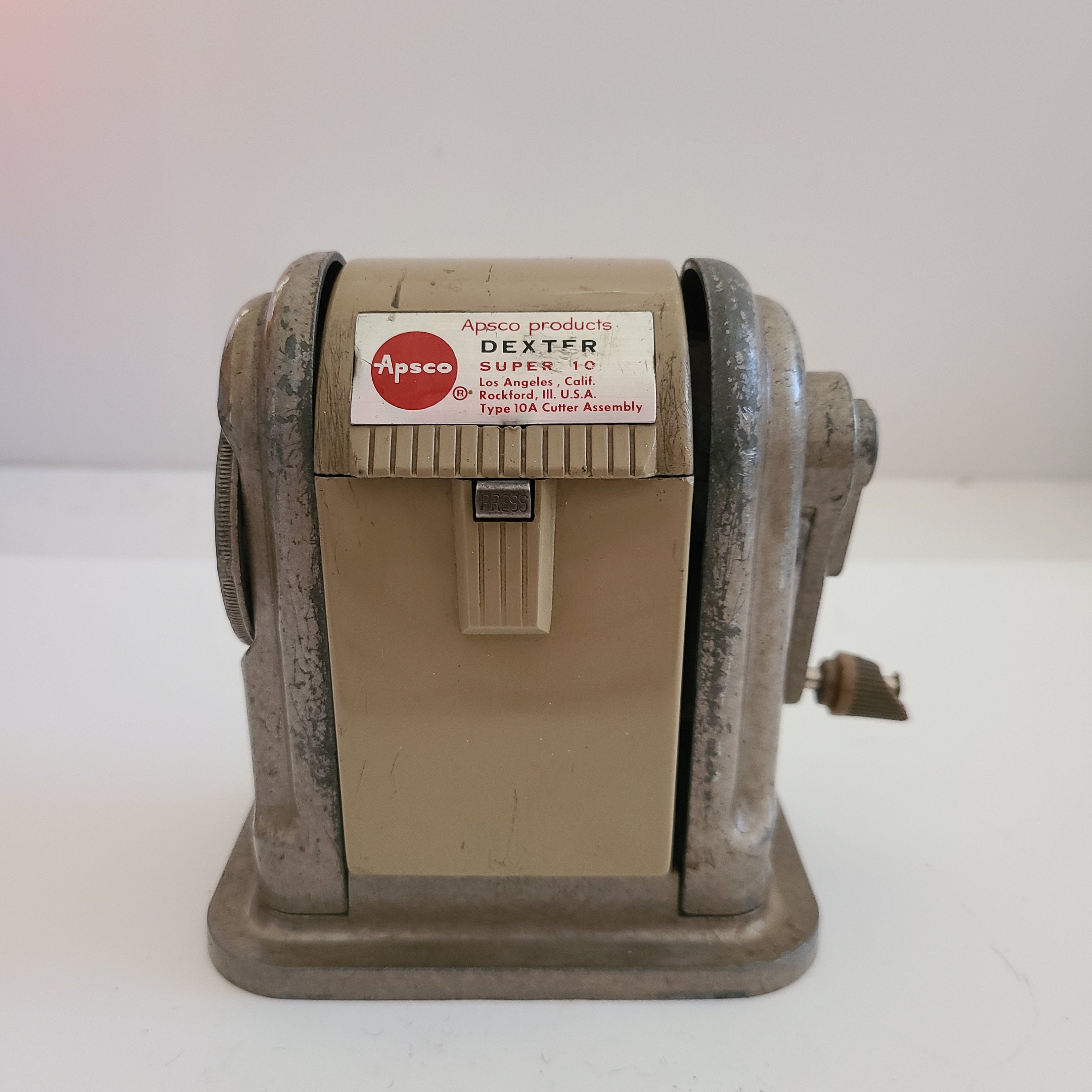 Vintage Dexter Super 10 Pencil Sharpener: Art Deco Design - Etsy