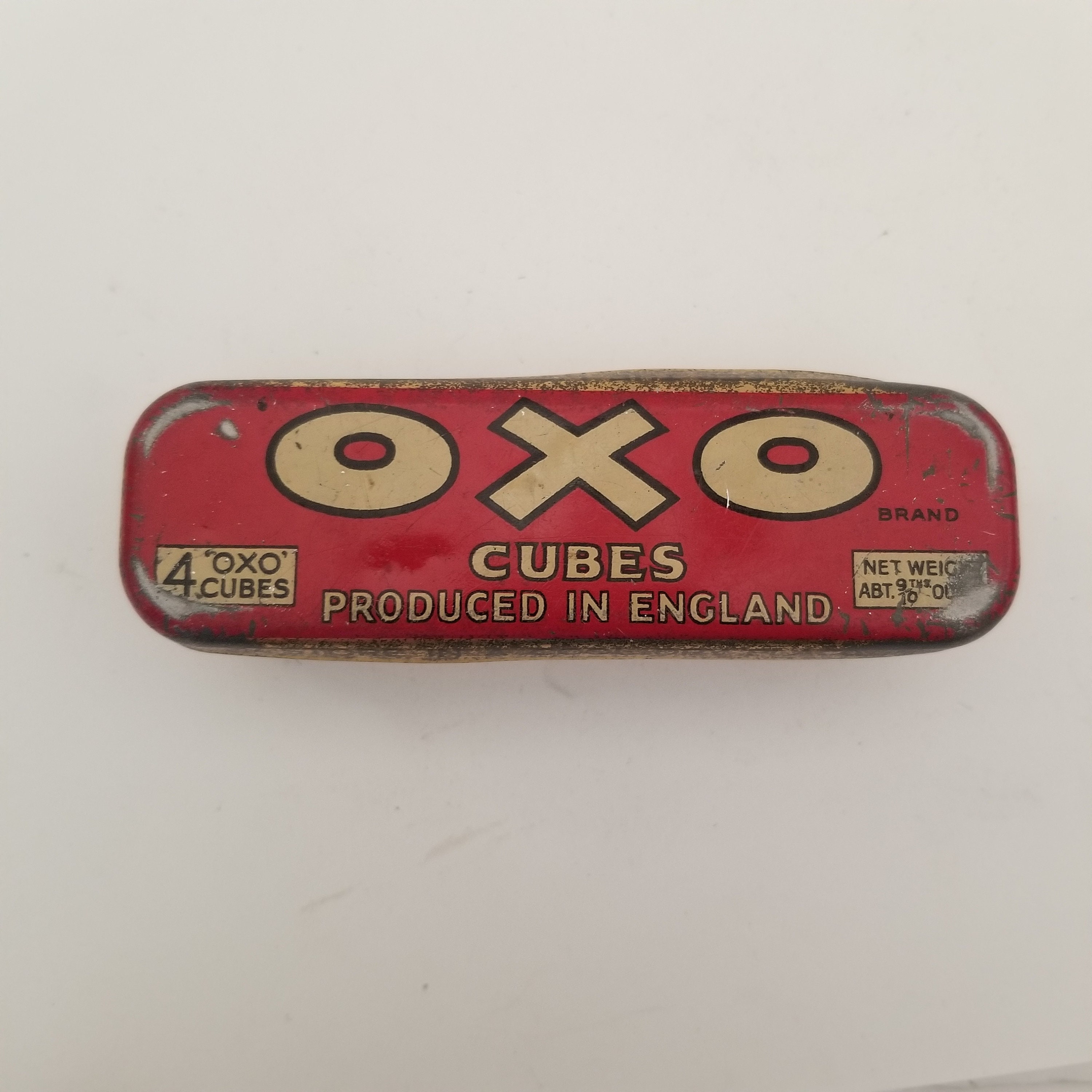 Oxo cubes tin; Oxo Ltd; 1930-1970; 10385/11