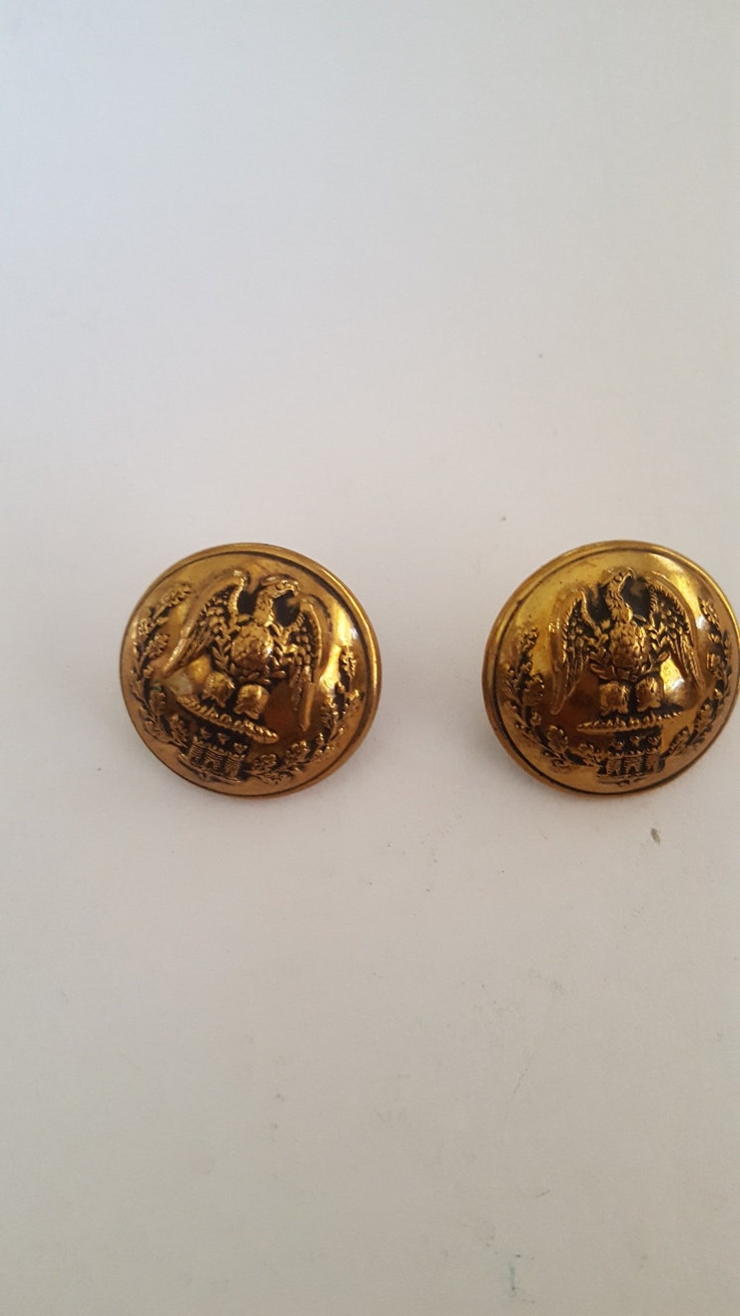 Antique Uniform Buttons by Pitt & Co. 31 Maddox St. London W. Left ...