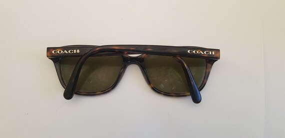 Vintage Coach Sunglasses: Dark Tortoise Frames, HC 6101 - Etsy display picture 3
