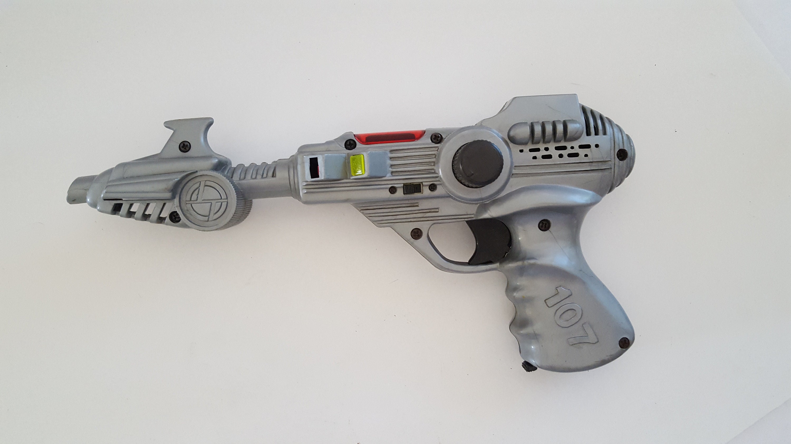 Vintage 1980's plastic toy space gun, blaster, laser gun
