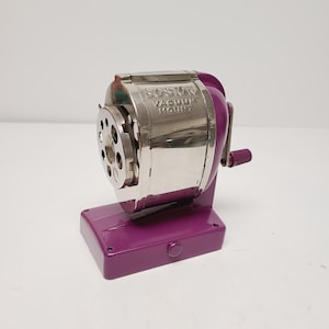 Vintage Boston Pencil Sharpener: Multi-Size, Repainted (1977, No Suction Base