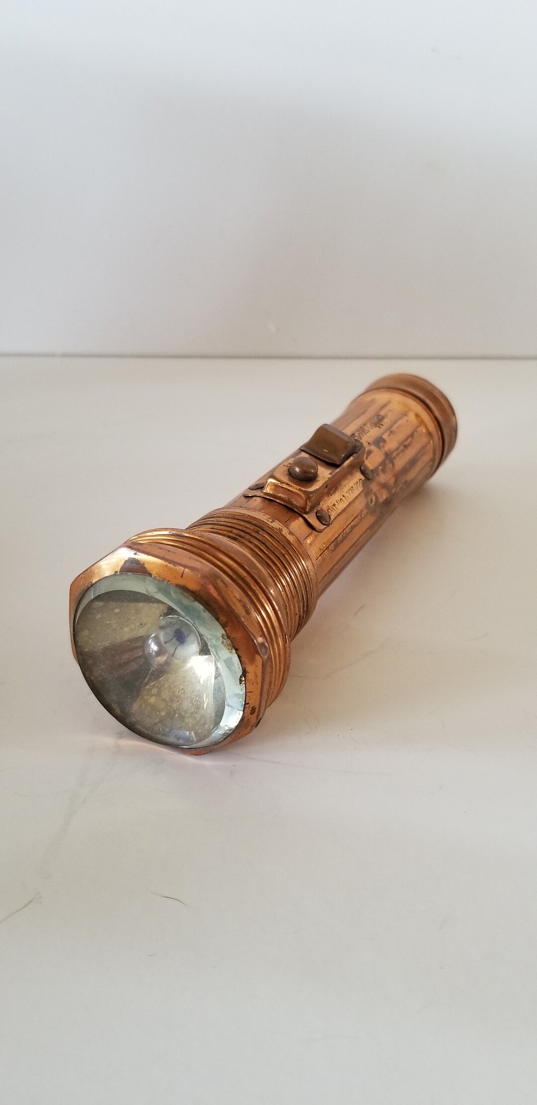 Modelo raro de coleção lanterna Ray-O-Vac c/ lâmpada LED Madalena E