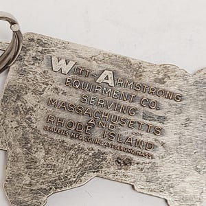 Vintage 1970's Caterpillar Cat 941 Crawler metal fob. 2" bild 4