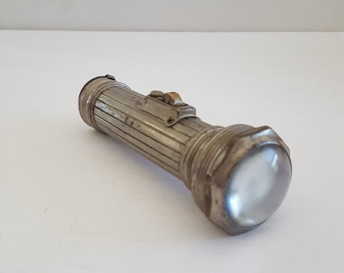 Vintage Mid 1920's Hylite Flashlight D Cell Battery Light Etsy