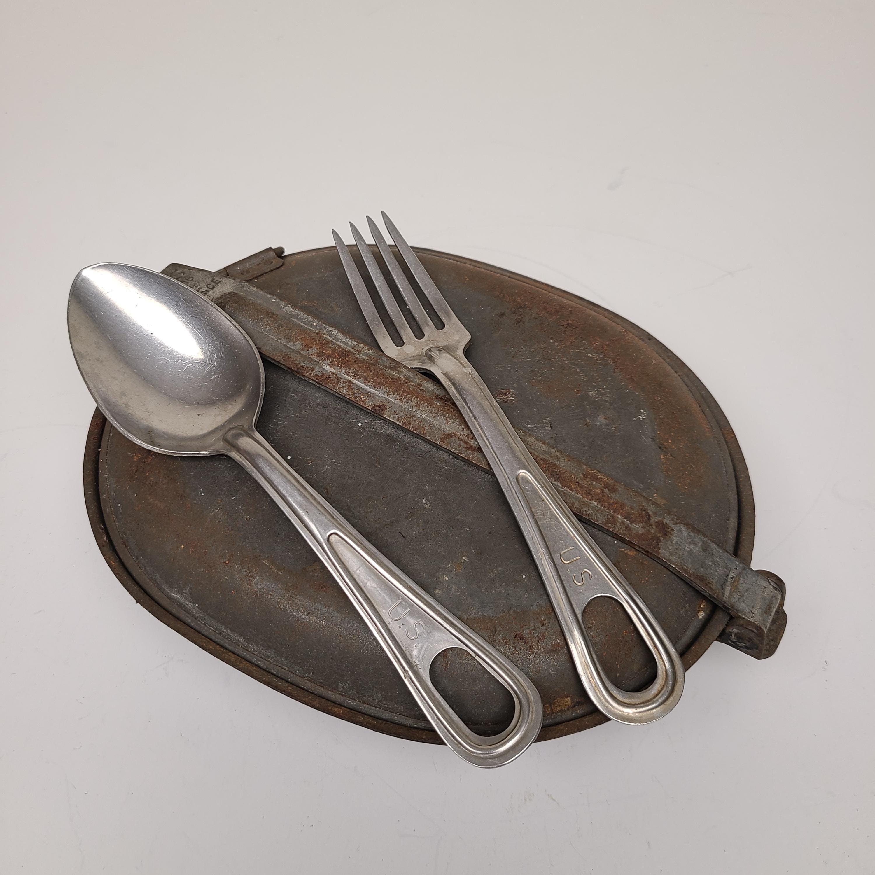 USGI Mess Kit with Utensils Stainless Steel BRAND NEW | eBay
