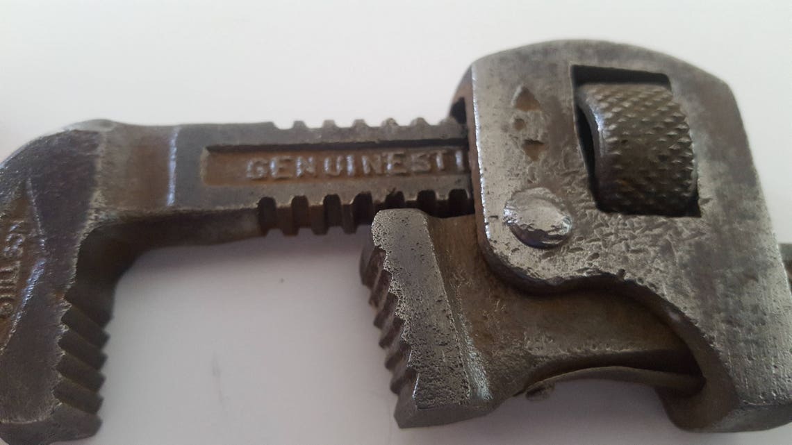 Vintage early Stillson pipe wrench Genuine Stillson No. 8 Etsy