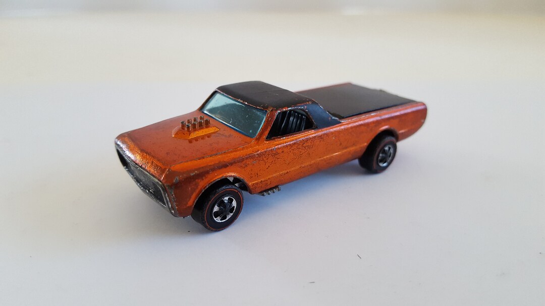 Hot Wheels Redline HK CUSTOM FLEETSIDE REPRO INNEN - Schwarz, Neu In Verpackung