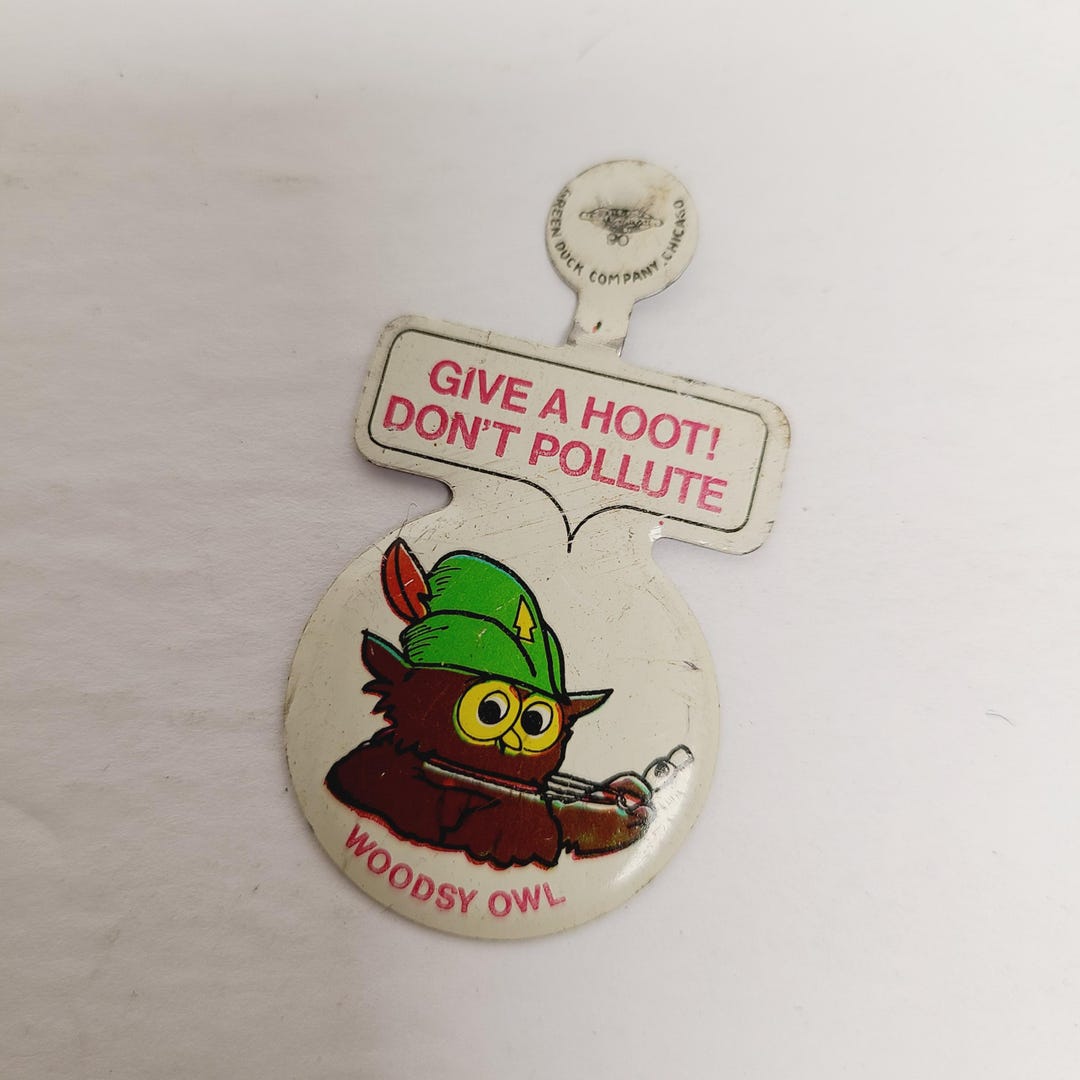 Vintage Circa 1971 Woodsy Owl Says Give a Hoot, Don't Pollute Pocket ...
