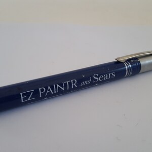 Vintage circa 1984 Sears EZ-Painter advertising working penlight, includes 2 AAA batteries, signs of use