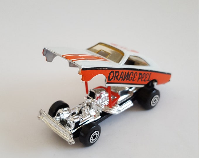 Vintage Matchbox orange Peel Dodge Charger Dragster, 1971 Matchbox Intl, Made in Hong Kong Etsy