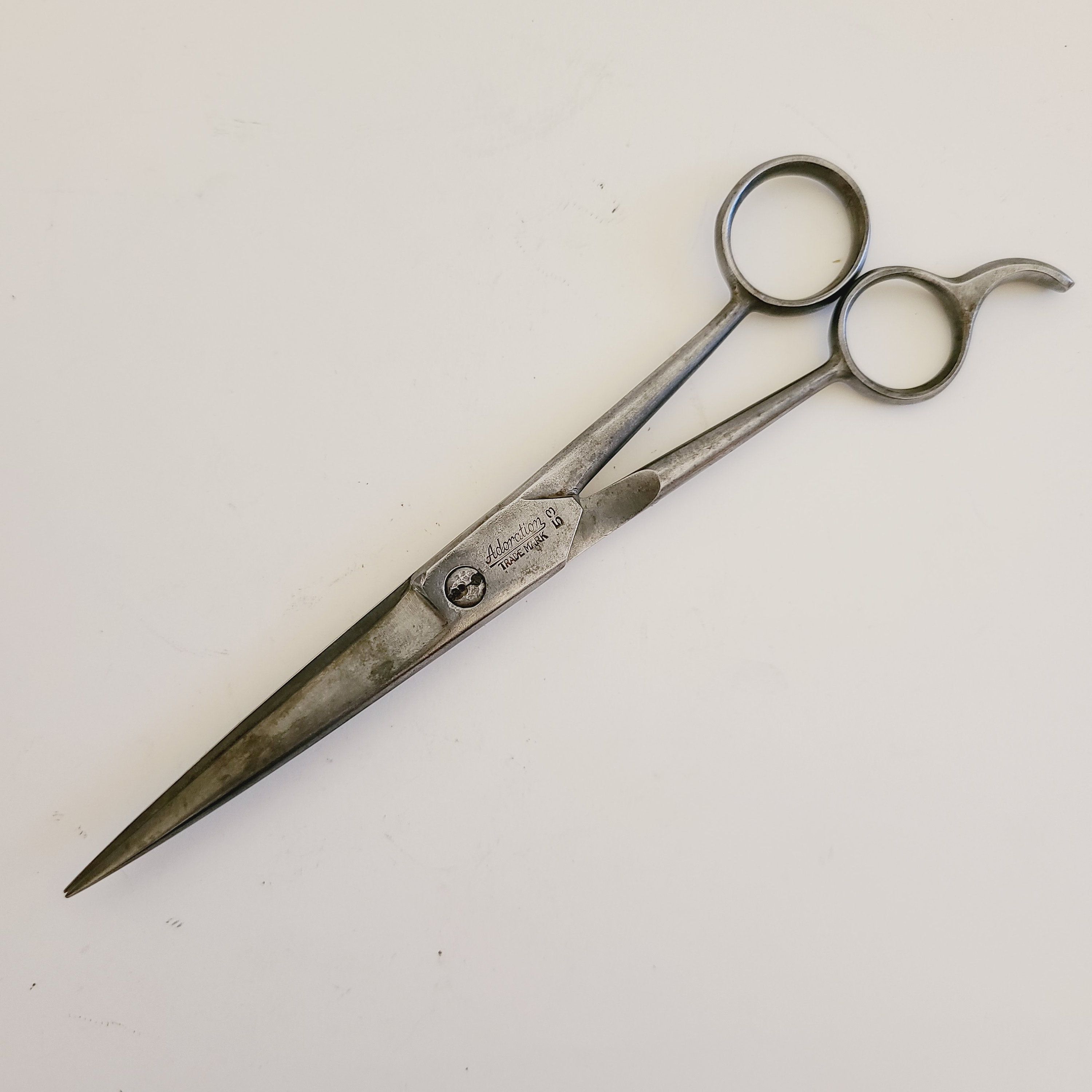 Vintage Possibly Antique Hair Cutting Scissors Vintage Possibly Antique Hair Cutting Scissors