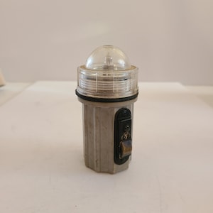Vintage circa Vietnam war era G.T. Price &quot;US&quot; life jacket flashlight for kapok style jackets. Plastic body kinda works.