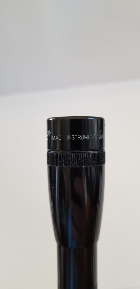 Vintage Mini Maglite LED Flashlight: Machined Aluminum, USA Made