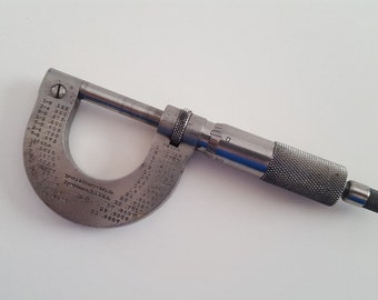 Antique Brown & Sharpe Mfg. Co. No.8 micrometer, patent date December 30, 1902