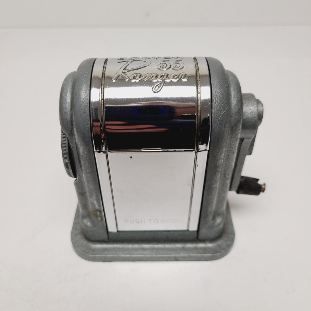 Vintage Boston Ranger 55 Pencil Sharpener: Adjustable Point