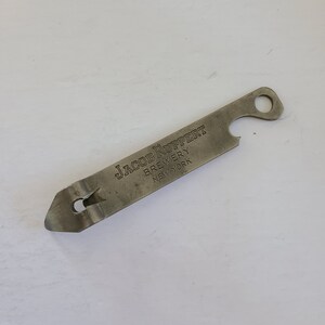 Vintage 1950s Ruppert Beer Bottle Opener - New York Yankees, Vaughan Chicago