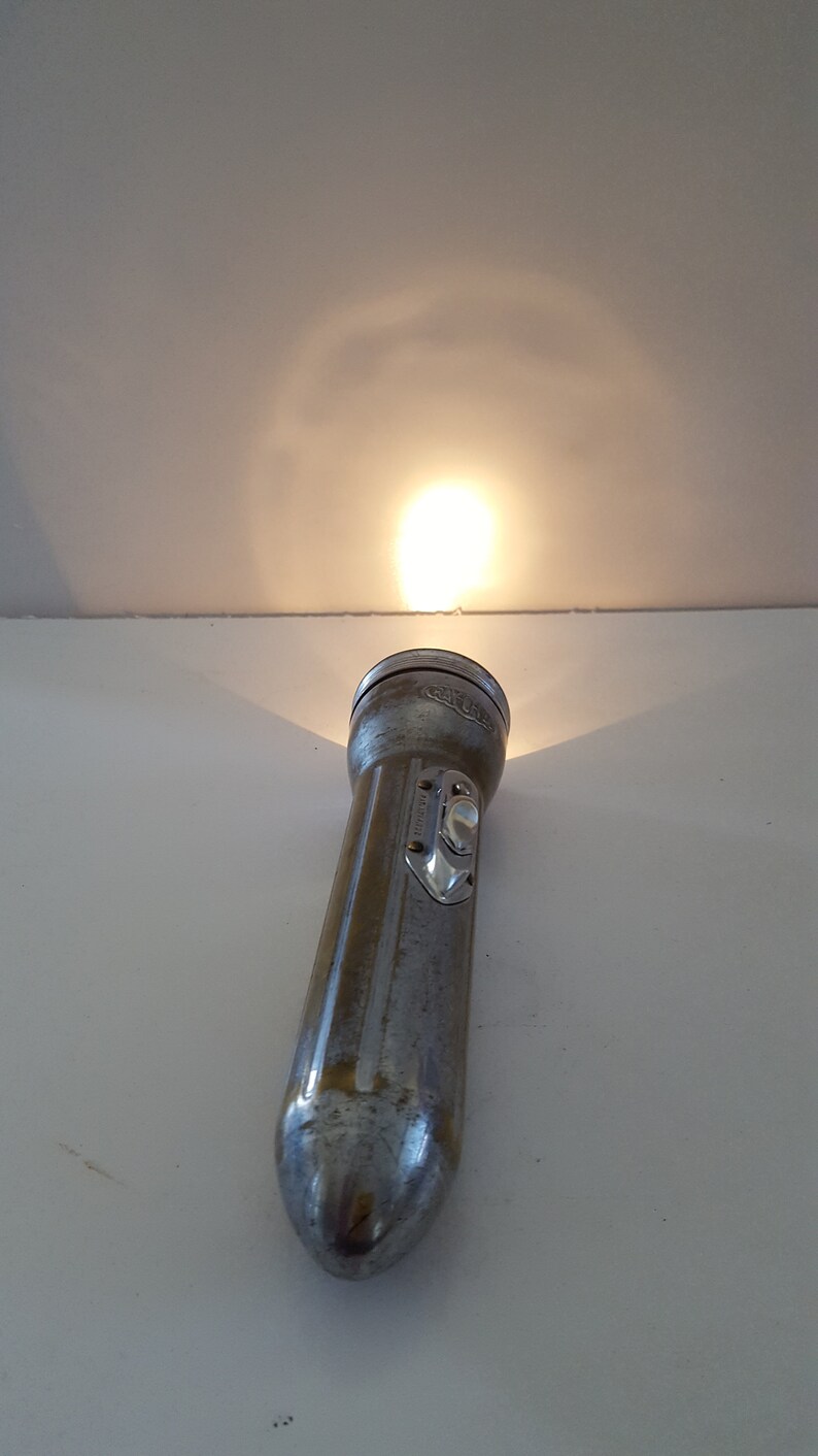 Lampe de poche Ray-O-Vac « bullet » vintage vers 1930, lentille en