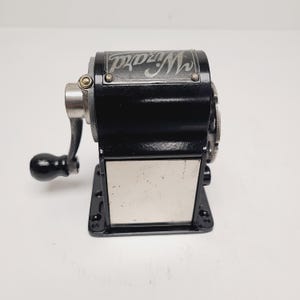 Antique early 1920's "Wizard" Pencil Sharpener, frame off restoration image 7