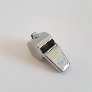 Vintage circa 1970&#39;s Wilson Sporting Goods whistle, cork pea, Made in USA