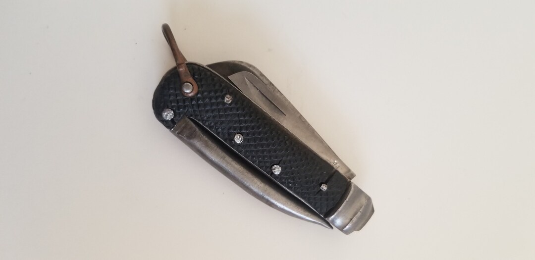 Vintage 1940 Royal Navy Rigging Knife, Rope Knife, Marlinspike, Wade