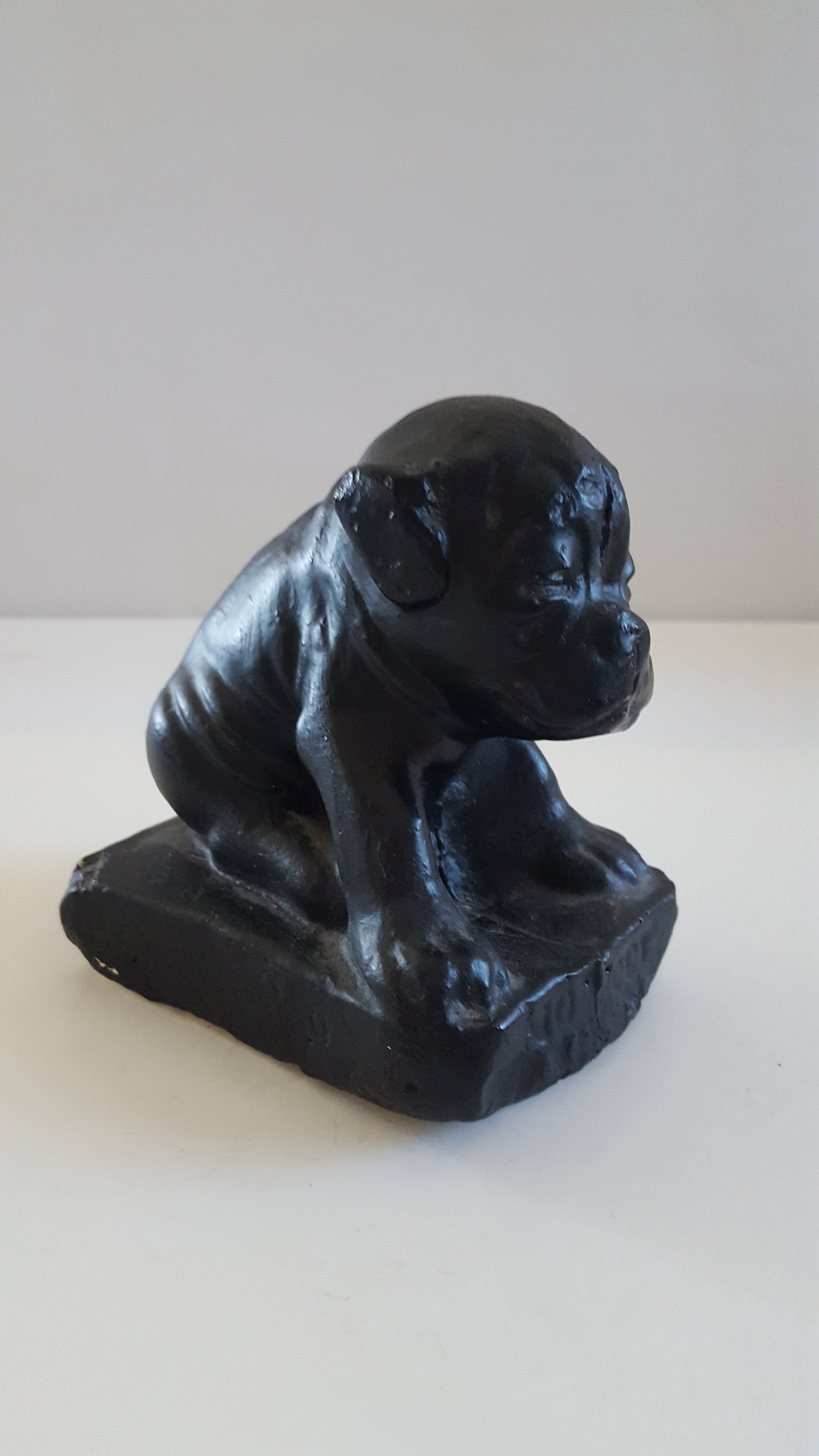 Chalkware Bulldog - Etsy Chalkware Bulldog - Etsy