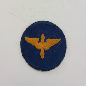 Vintage Army Air Corps Shoulder patch, propeller and wings, well used but good condition