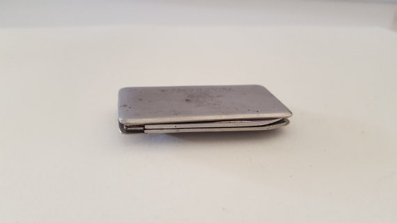 Vintage money clip/folding knife and nail file, W… - image 3