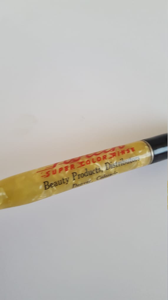 Noreen Super Color Rinse Beauty Products Vintage circa 1953 advertising mechanical pencil by Ritepoint Distributors Denver Colorado