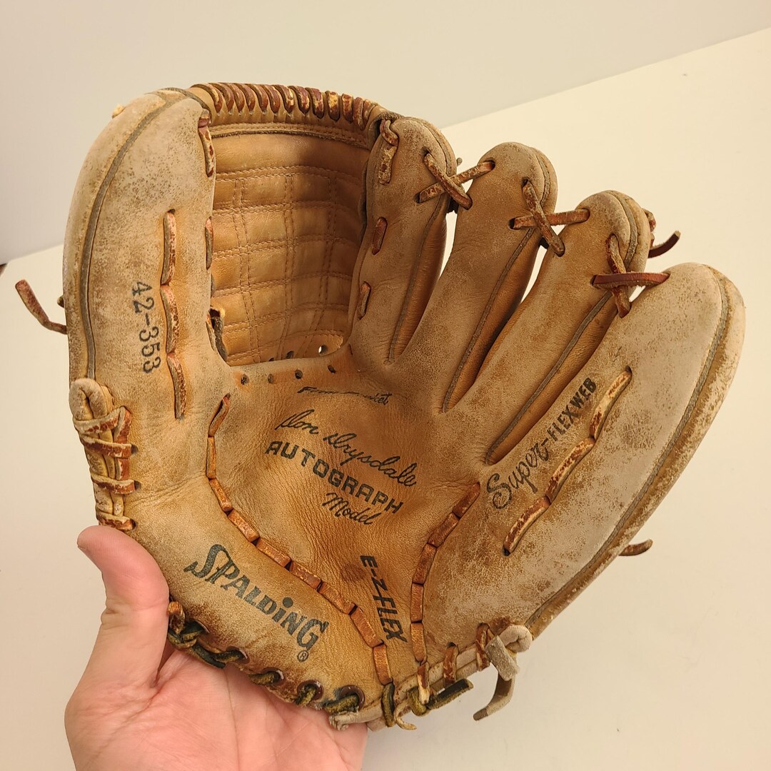Gant Baseball Vintage Don Drysdale – Spalding Tra-Pocket Signature 42-151, Taille S, Droitier (Fabriqué USA)