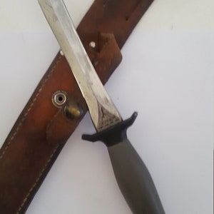 Vintage Rare 1970 Gerber Mark II Knife Gray Armorhide Wasp Vintage Rare 1970 Gerber Mark II Knife Gray Armorhide Wasp