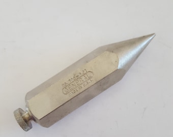 Vintage 1970's Steel Plumb Bob: General Hardware Mfg. Co. No.790