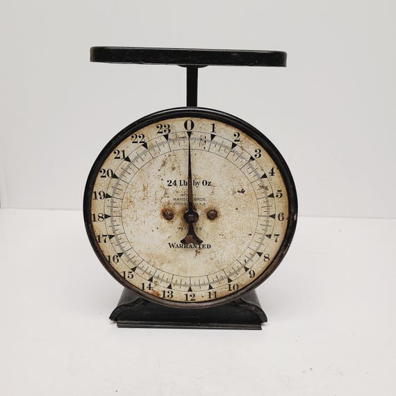 Antique Hanson Bros.mfg.co U.S. Family Scale 24lbs by OZ 1898