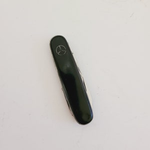 Vintage circa 1990&#39;s Swiss Army Victorinox advertising knife, Mercedes-Benz Collection, used good condition