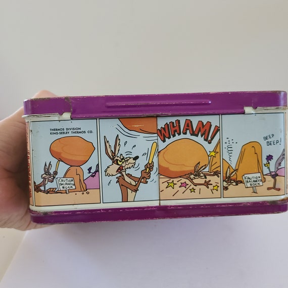 Vintage circa 1970 The Road Runner lunch box by King … Gem