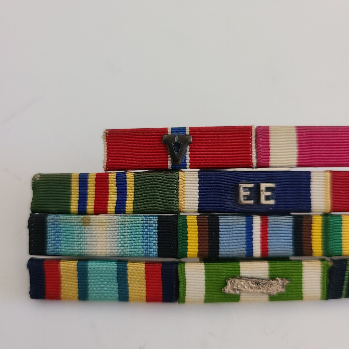 Vintage US Navy Captain Ribbon Bar Collection: Bronze Star W/valor - Etsy