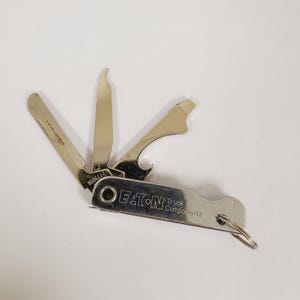 Vintage Multitool Keychain - Etsy