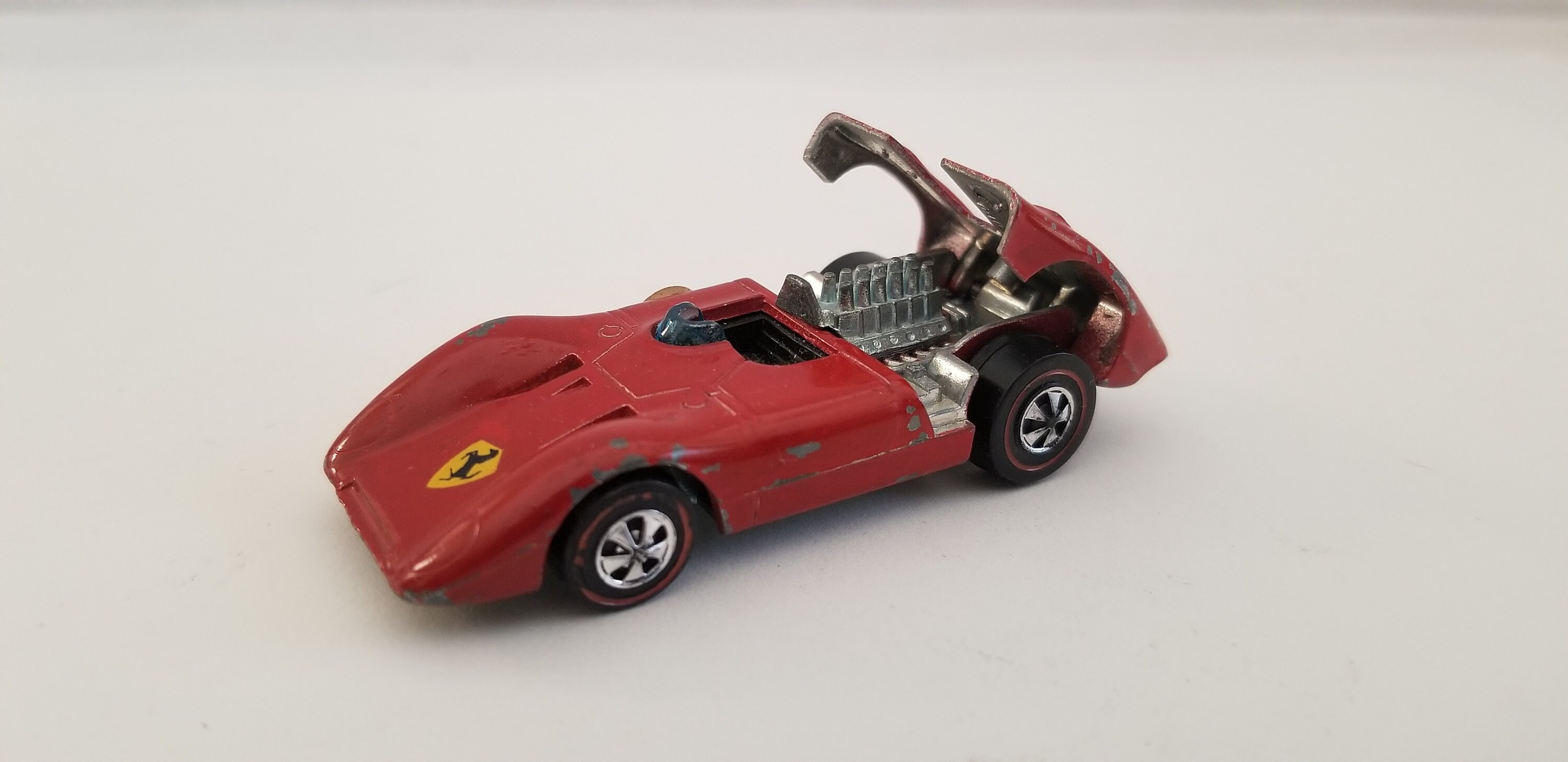 Vintage 1970 Hot Wheels Redline Ferrari 312P - Hong Kong Edition