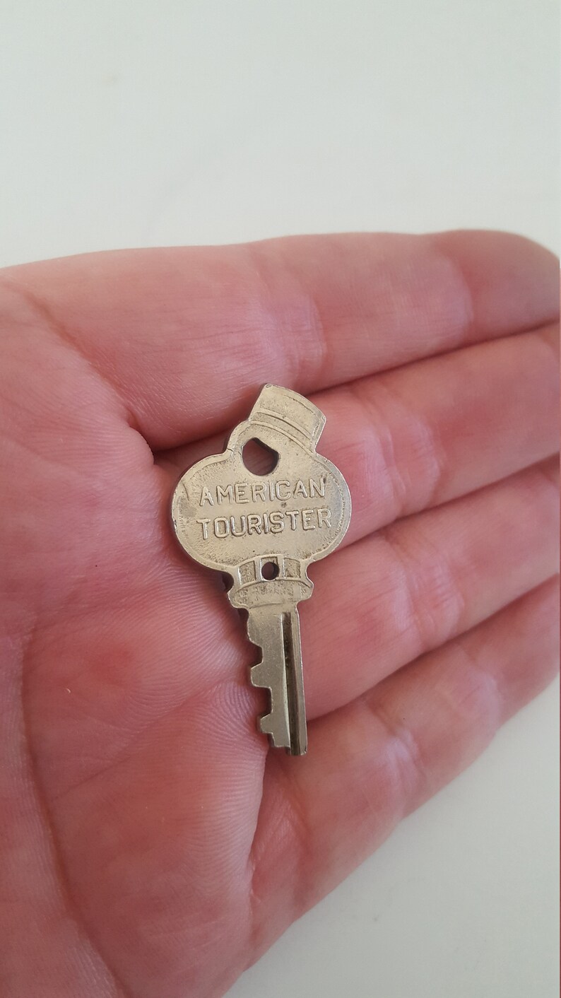 Vintage luggage key American Tourister vintage travel Etsy