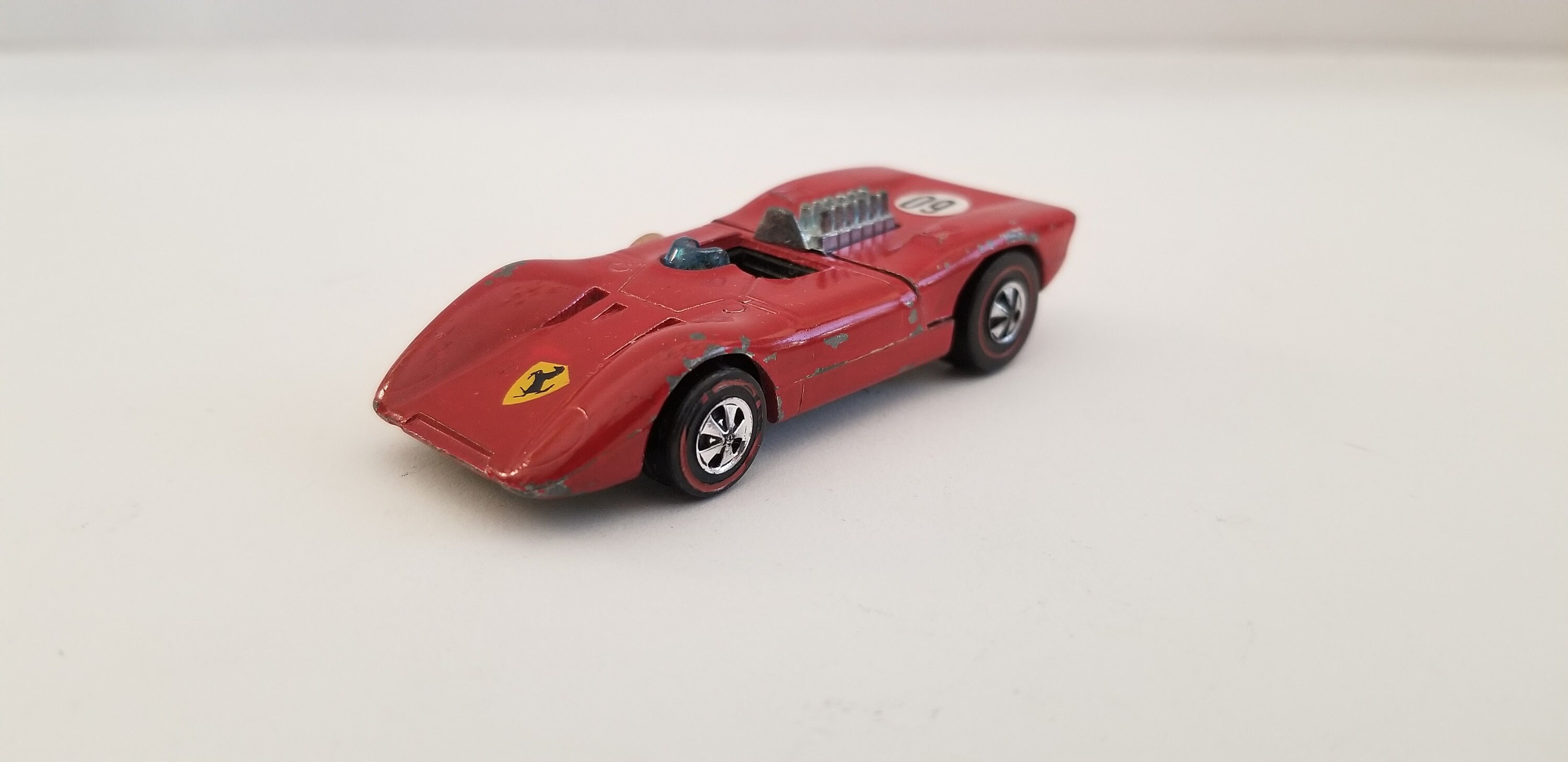 Vintage 1970 Hot Wheels Redline Ferrari 312P - Hong Kong Edition
