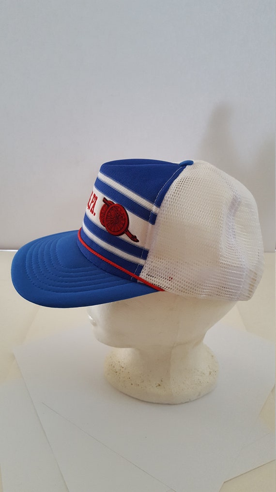 Vintage circa 1980's souvenir snapback mesh truck… - image 4