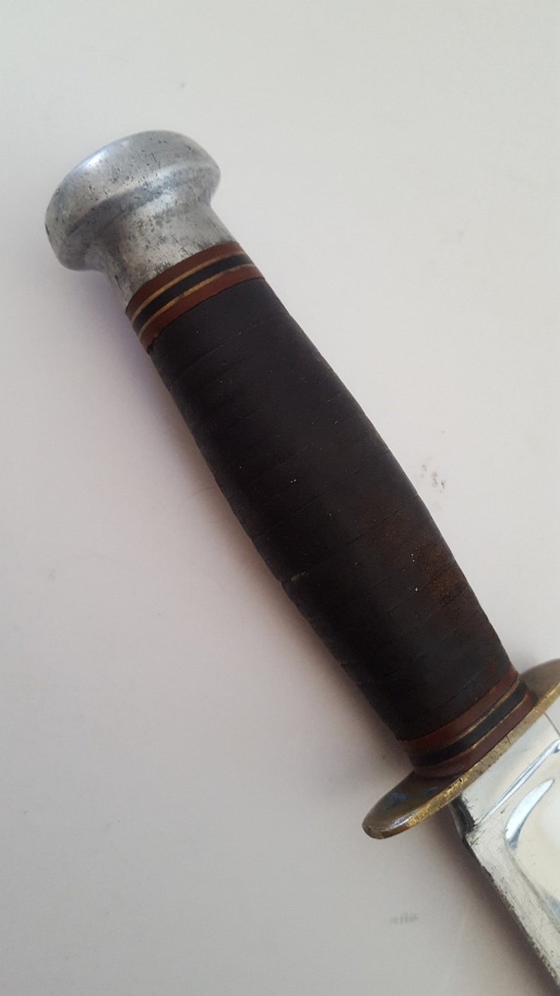 Vintage Case hunting knife fixed blade tang stamp dates Etsy