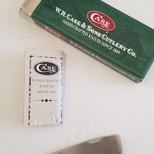 Vintage 2001 Case XX Executive Knife: Stainless Steel, Mint Condition