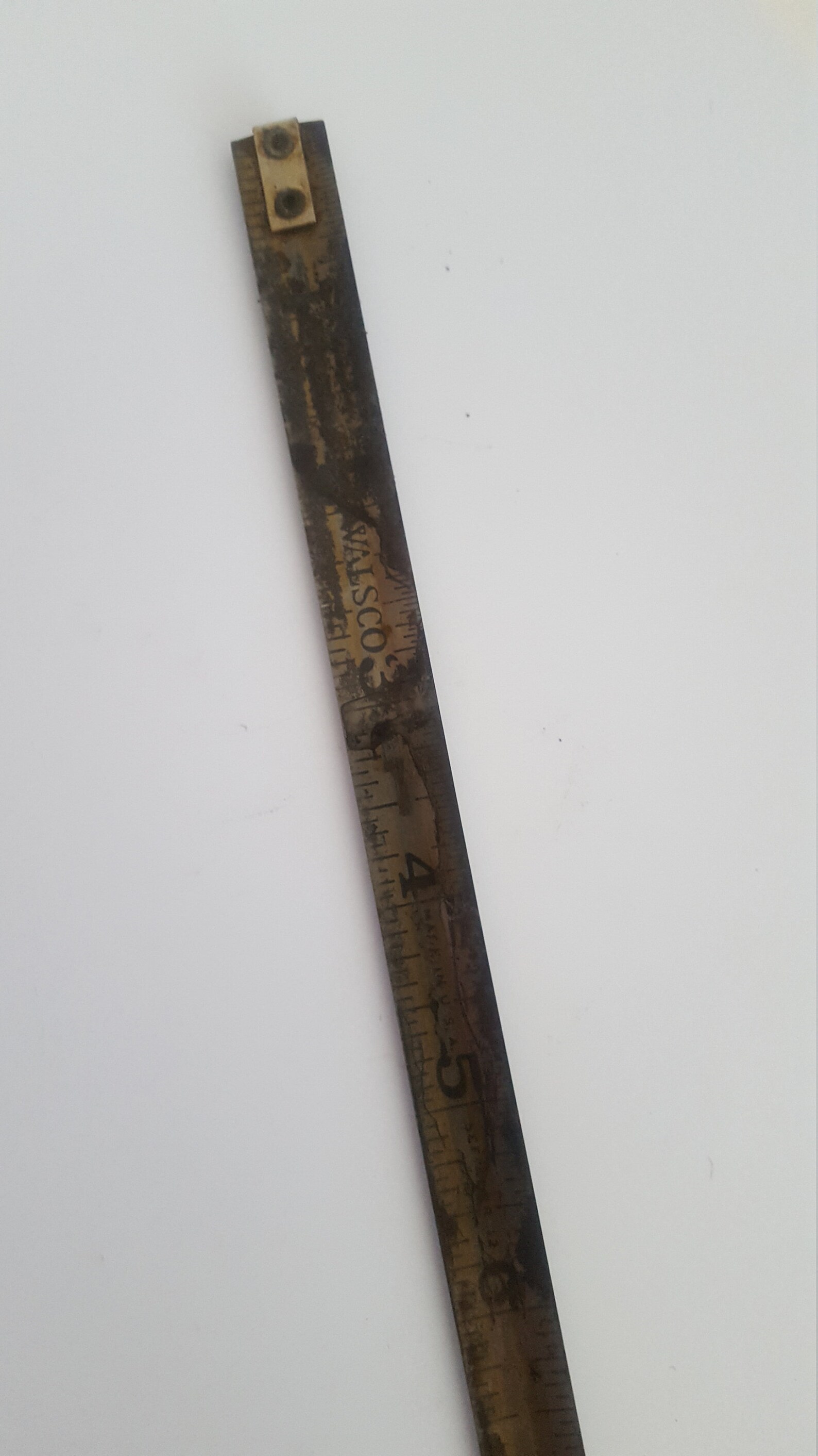 Vintage Walsco Rule 6ft Tape Measure Push Button Retractable Etsy