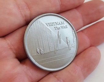 Moneda de desafío conmemorativa de la guerra de Vietnam de la época de la VFW (década de 1980-1990)